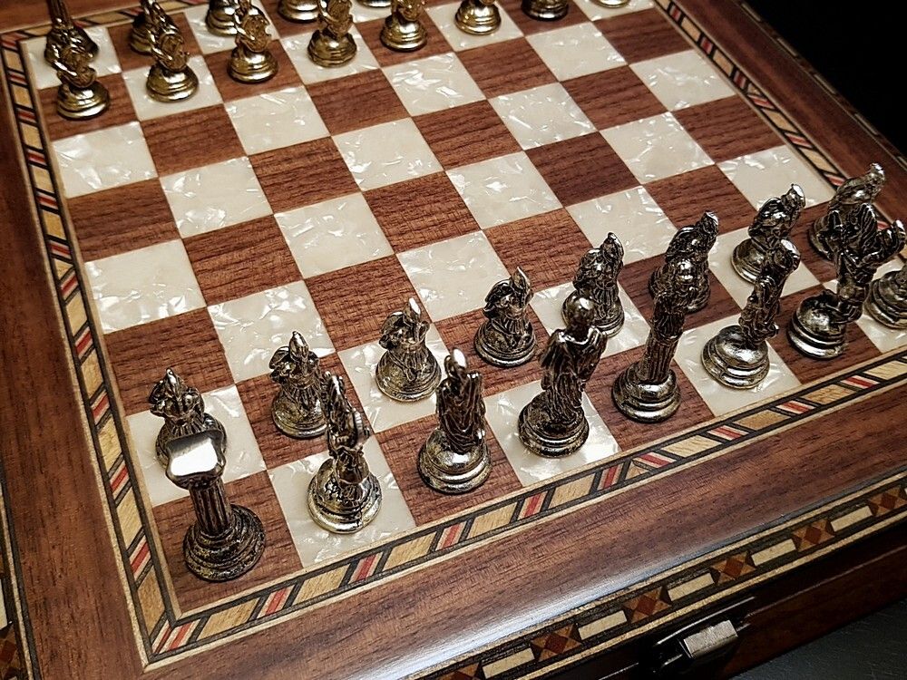 Шахматы Helena Wood Art "Илиада мини" орех антик (2811.WAL.5102.150) 9