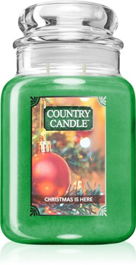 Country Candle Christmas Is Here - ароматическая свеча /   680  g  / GTIN 846853069142