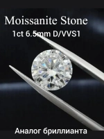 Серьги с муассанитами