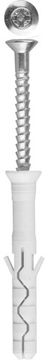ЗУБР 8 х 100 мм, потайной бортик, 50 шт, нейлоновый дюбель-гвоздь, Профессионал (4-301375-08-100)