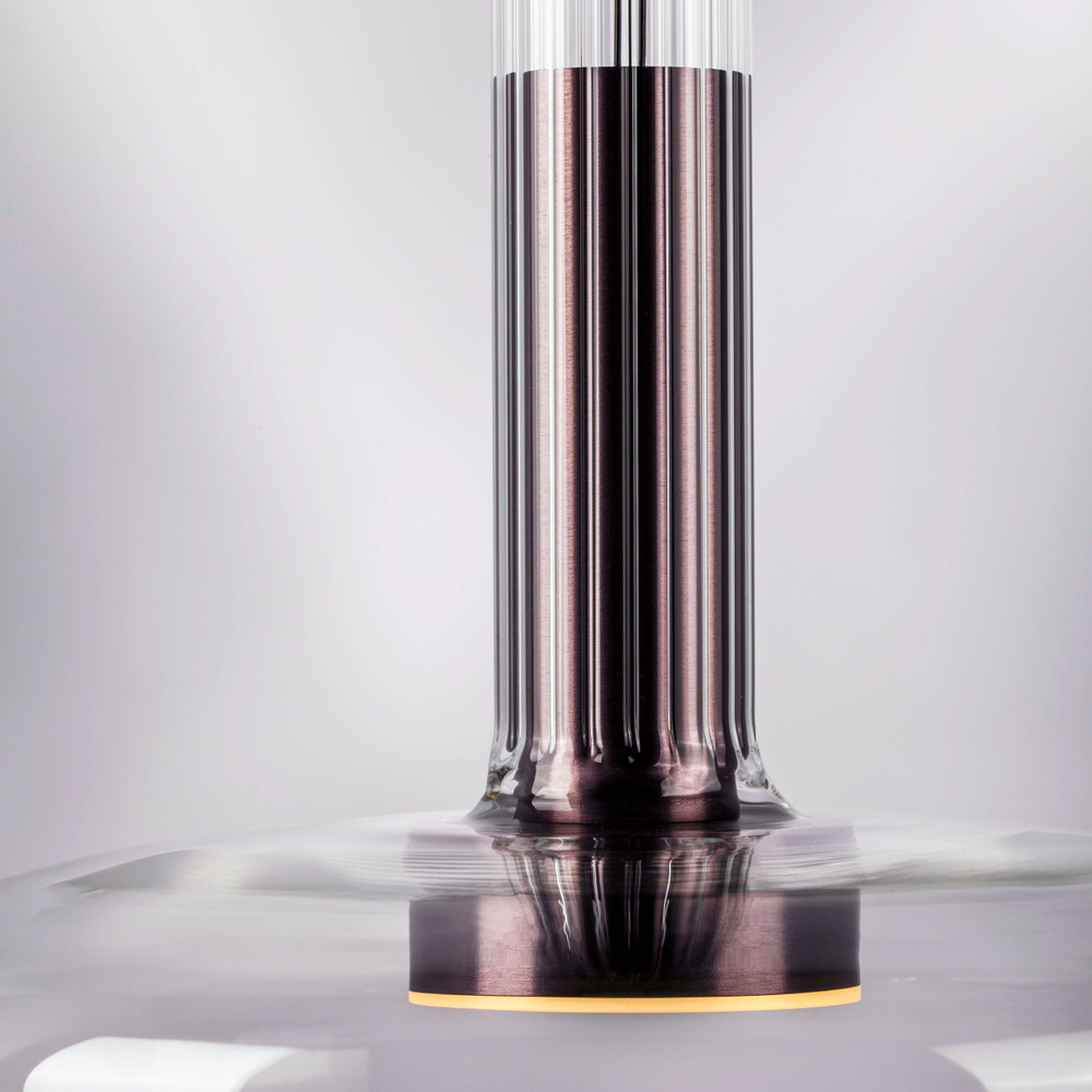 792110 Люстра DISCO 6W LED 300LM 120G БЕЛЫЙ/ПРОЗРАЧНЫЙ 3000K