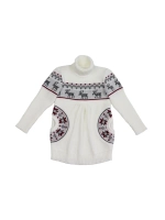 Платье туника вязаное