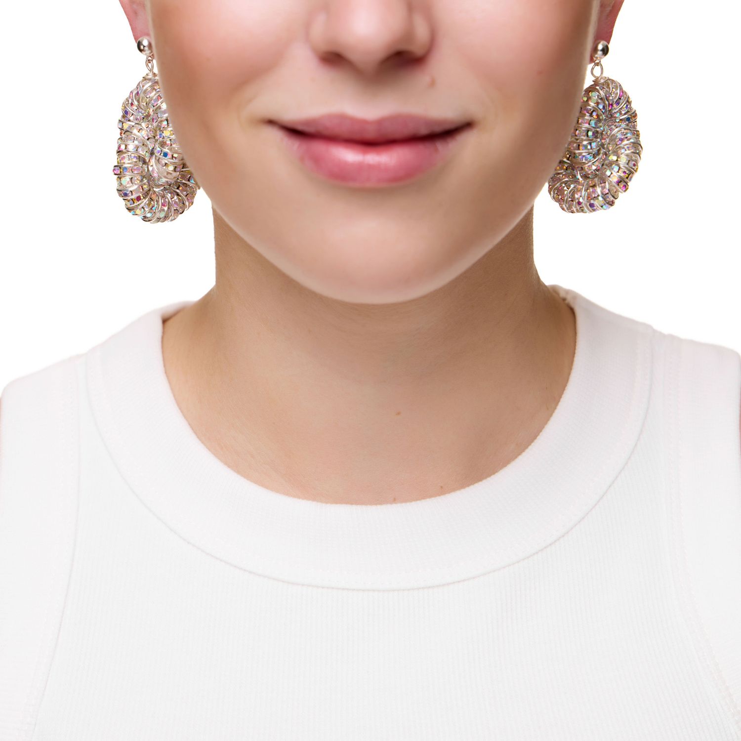 Серьги Diamond Tire Earrings - Silver