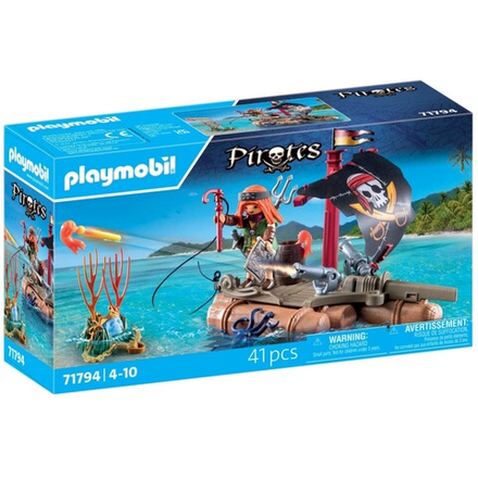 Playmobil - Pirates Пиратский плот с сокровищем 71794