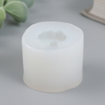 Молд силиконовый "Открытая ракушка с жемчужиной" 4,7*4,7*3,6 см