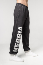 Штаны WASHED-OFF GYM SWEATPANTS BAGGY STYLE GYM BRO 373 Черные
