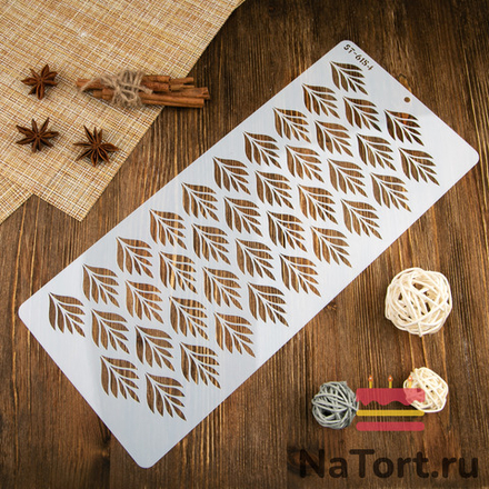 Трафарет для декора торта №54