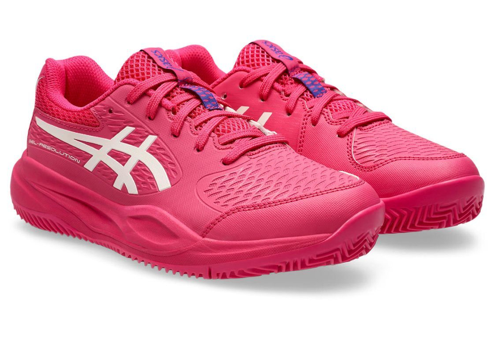 Детские теннисные кроссовки Asics Gel-Resolution X GS Clay - bright rose/cream