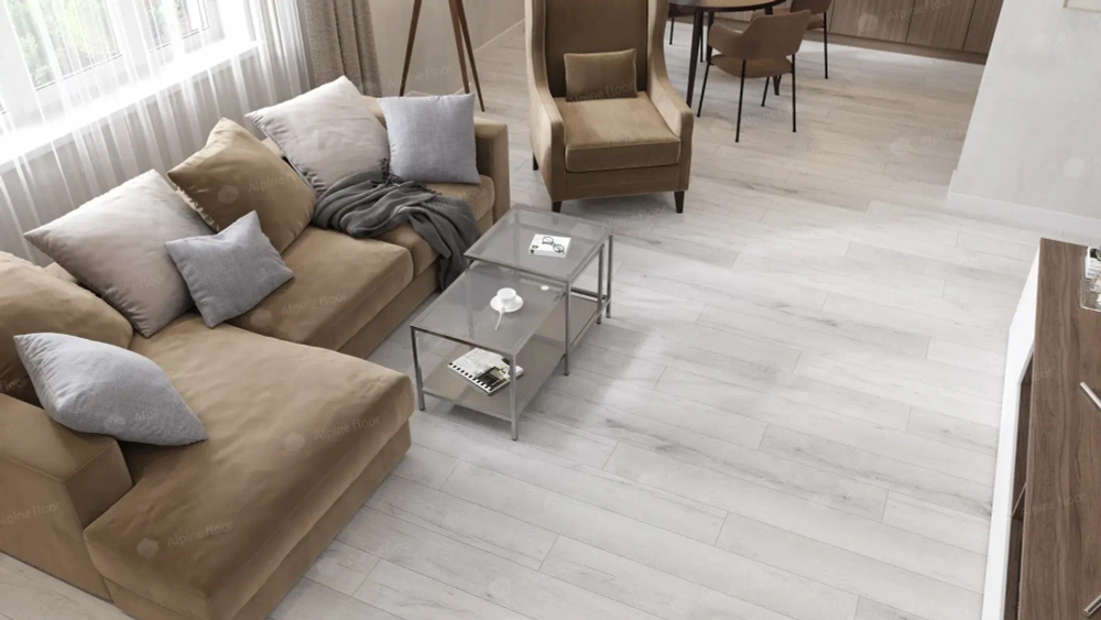 SPC ламинат Alpine Floor Дуб морская пена ABA