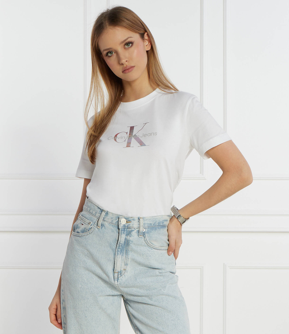 Футболка CALVIN KLEIN JEANS - белый(J20J223264)
