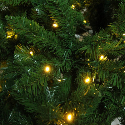 Ёлка «Свет в ночи» 180 см, ПВХ (800 веток) 300 ламп LED (свечение-Теплый белый)