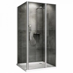 Душевой уголок ABBER Sonnenstrand AG04140S-S90 стекло прозрачное/профиль хром