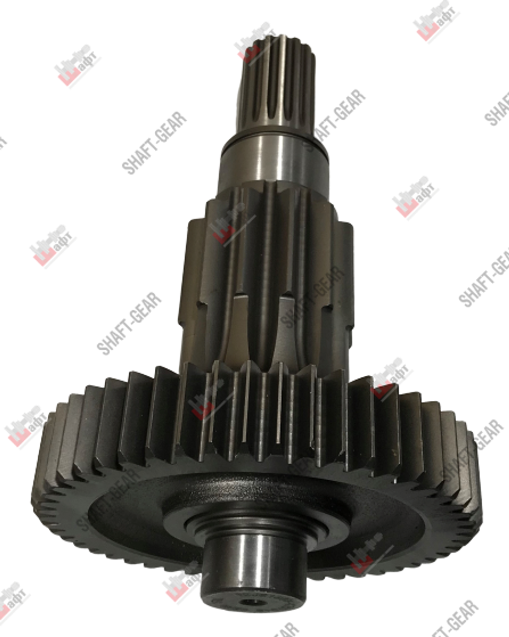 12JS160T-1707048 - Вал промежуточный демультипликатора (длинный) на КПП