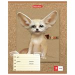 Тетрадь 18 л. BRAUBERG линия, обложка картон, "МИЛЫЕ ЗВЕРУШКИ", 403580, 5шт