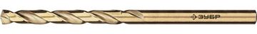 ЗУБР Кобальт, 4.5 х 80 мм, сталь Р6М5К5, класс А, сверло по металлу, Профессионал (29626-4.5)