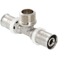 Тройник пресс Valtec VTm.233.N.160416 НР 16х1/2х16