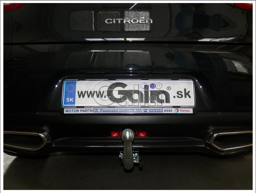 Фаркоп оцинкованный Galia C067C для Citroen DS5 2011-(паспорт и сертификат в комплекте)(без электрики)