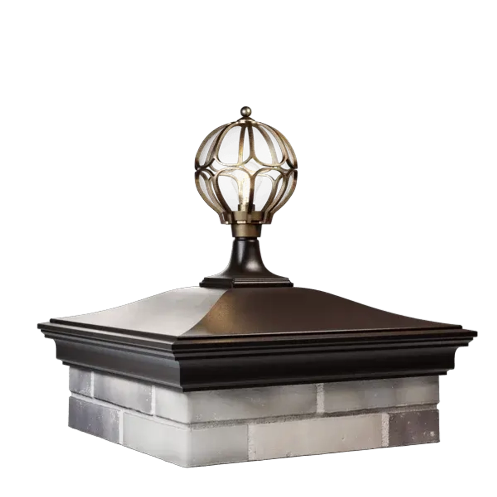 Колпак для забора MONBLAN под фонарь на 2 кирпича