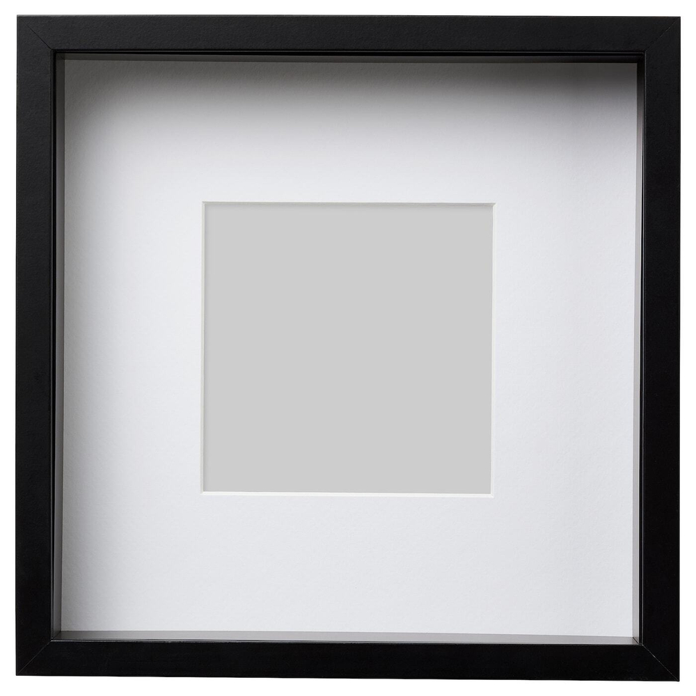 IKEA SANNAHED  (ИКЕА САННАХЕД)  -  Рамка, черная, 25x25 см
