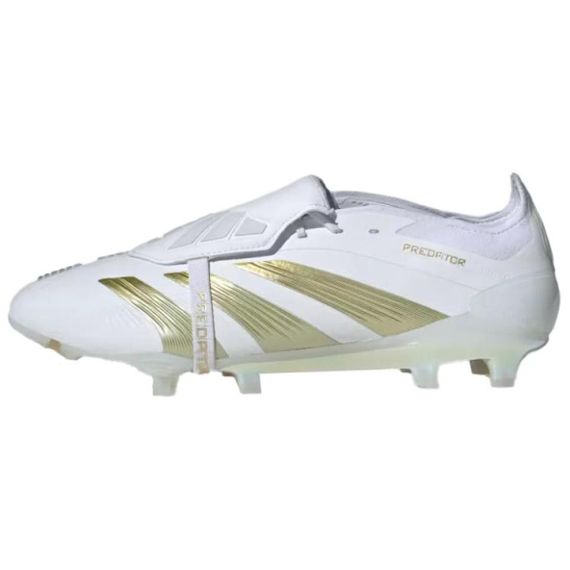 Элитные бутбольные ботинки Adidas PREDATOR низкого качества, белый/золотой Мужской