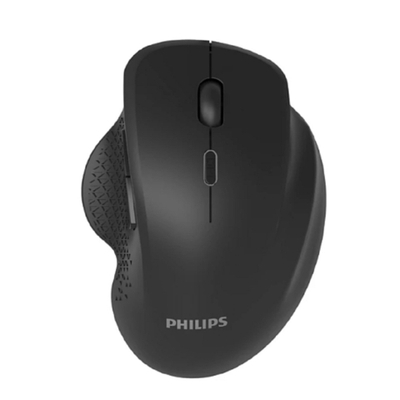 Мышь Philips Беспроводная Мышь SPK7624, 2,4 GHz, Bluetooth 3.0/5.0, 6 кноп., 800-1600dpi, Чёрный