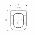 Сиденье для унитаза  WAVE CITY полипропилен, микролифт БЕЛЫЙ глянец