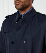 Тренч H-Hyde-241 BOSS BLACK - темно-синий(50534911)