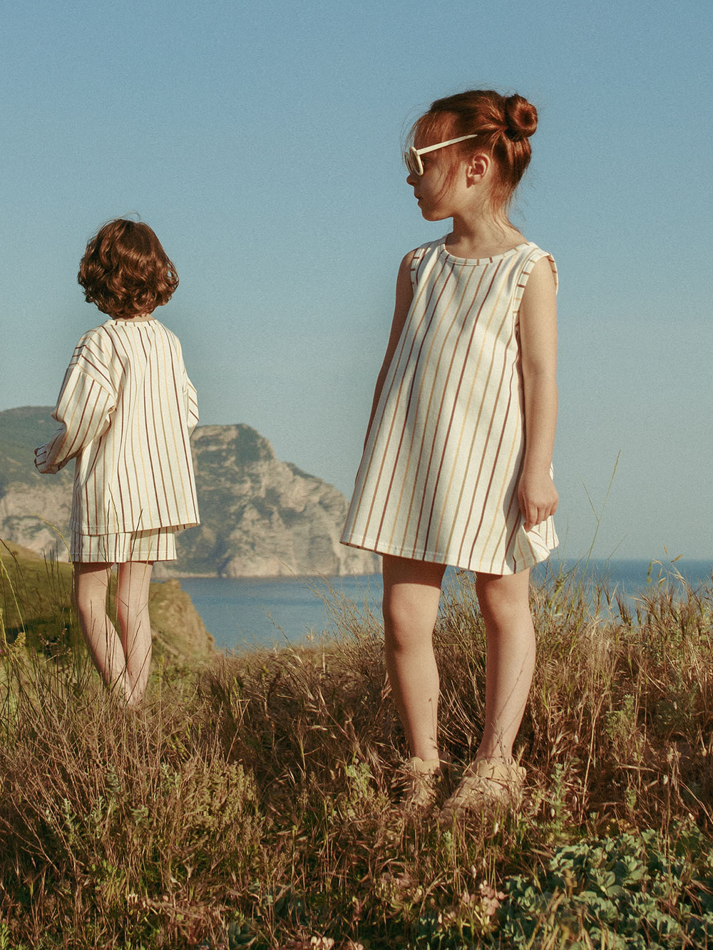 Сарафан Mjölk Ecru Stripes