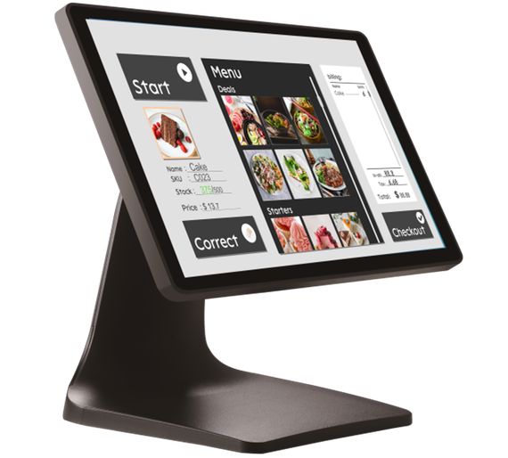 Сенсорный моноблок POScenter POS-A1 (15,6&quot;, P-CAP, RK3568, 2Gb/32Gb, WiFi, BT, MSR) Android 11