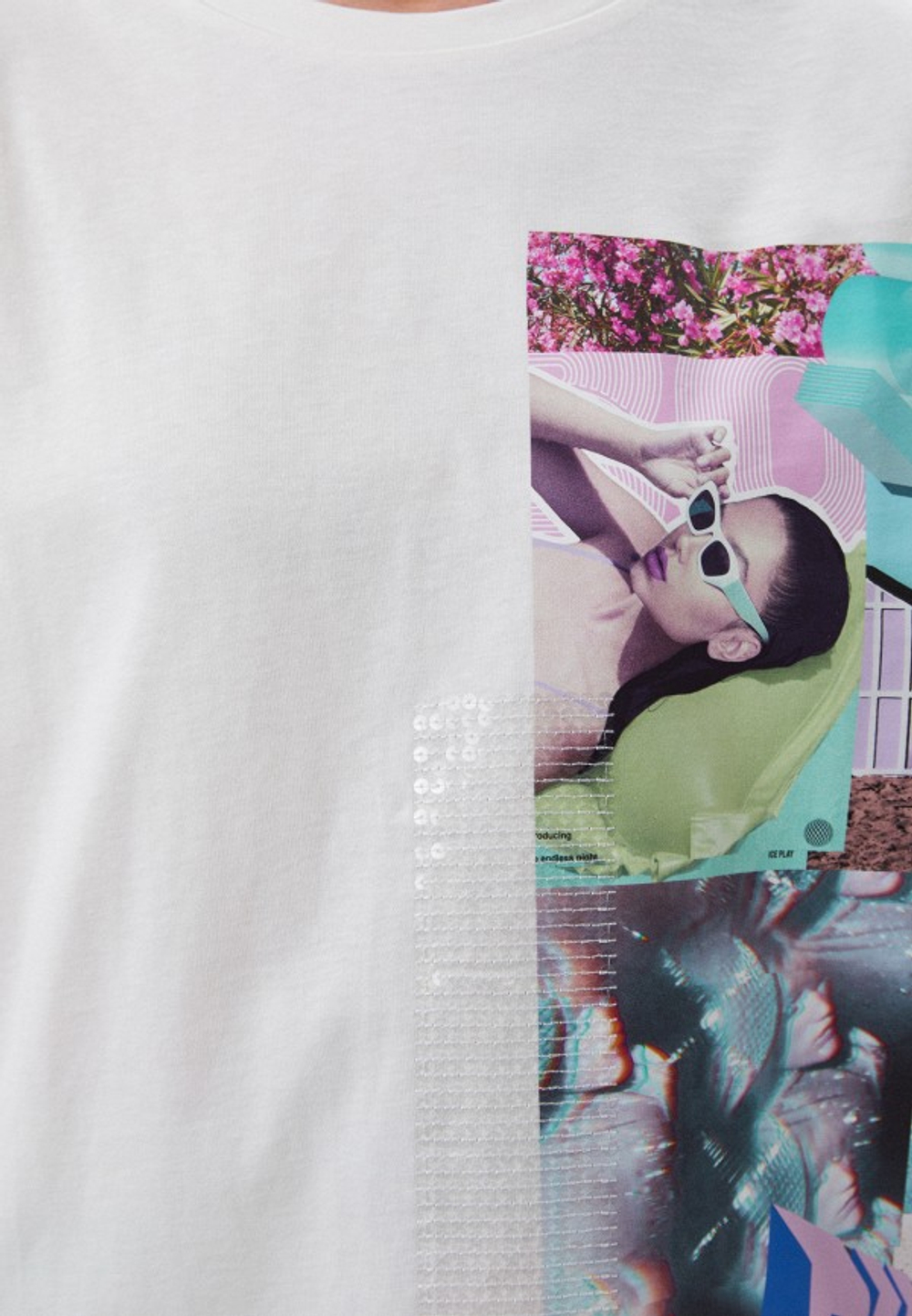 Лонгслив укороченный жен. ICE PLAY 4301103 молочный мороженное