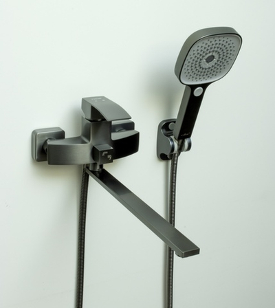 433541-G Смеситель од. для ванны дл. (ГРАФИТ) ViEiR (10/1шт)