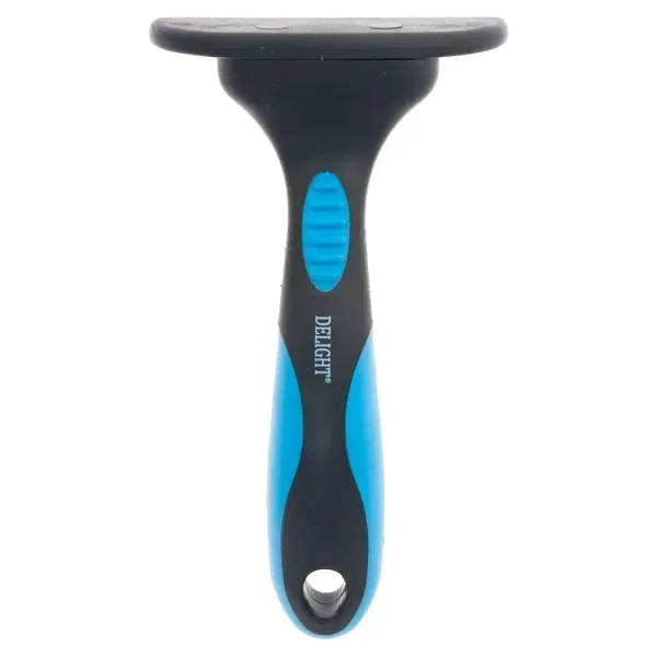 Дешеддер DeLIGHT большой с изгибом для средних и крупных пород, 44 крупных зуба