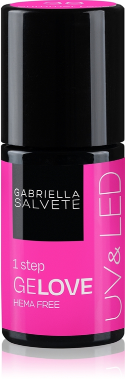 Gabriella Salvete GeLove - Гибридный лак для ногтей 3-в-1 с ультрафиолетовой / светодиодной лампой, 8 ml