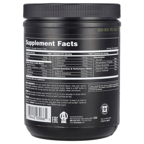 Animal, Juiced Aminos® в порошке, апельсин, 384 г (13,5 унции)