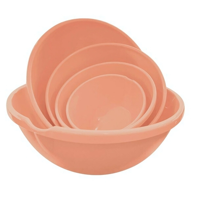 Набор мисок HELSINKI 5 шт (5л, 3л, 2л, 1л, 0,5л) персиковая карамель