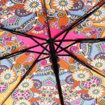 Зонт женский полуавтомат «Фиора», микс 6 цветов, 8 спиц, d-100см, длина в слож. виде 30см