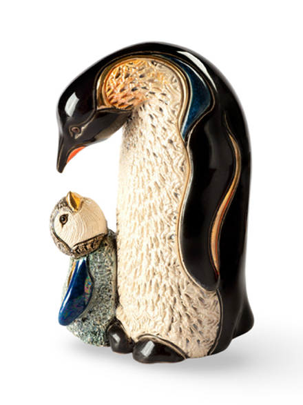 De Rosa Rinconada Статуэтка Пингвин с пингвиненком