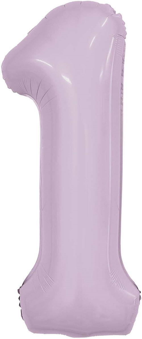 Ag (40''/102 см) Цифра, 1 Slim, Орхидея, 1 шт. в уп.