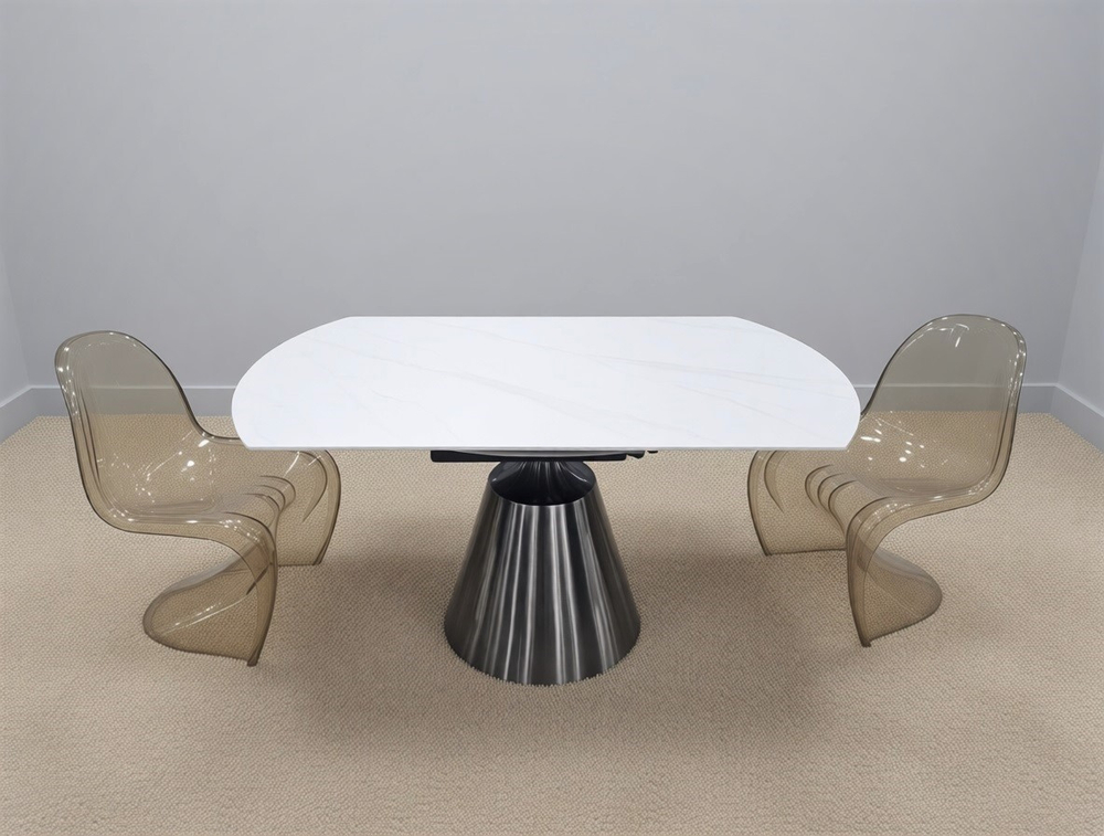 Стол обеденный раскладной круглый YODA