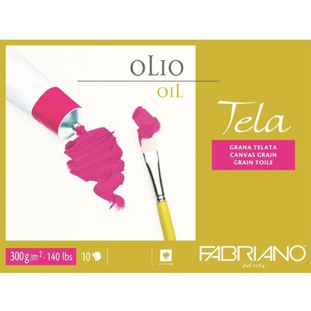 Скетчбук-склейка для масла Fabriano "Tela" 18х24 см, 10 листов, 300 г/м2