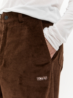 Брюки UNI из коричневого вельвета