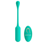 Зеленое виброяйцо Lechies с пультом ДУ (Цвет: зеленый)