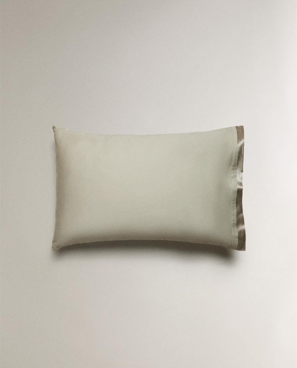 Наволочка Zara Home сатин, хлопок 95%, однотонный, 6174/091 · арт. 6174/091-2