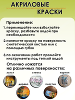 Акриловая краска глянцевая «Лимонная»