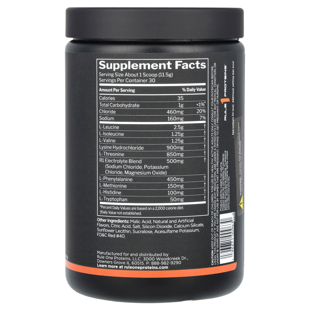 Rule One Proteins, Essential Amino 9, аминокислота вишневый, 345 г (12,17 унции)