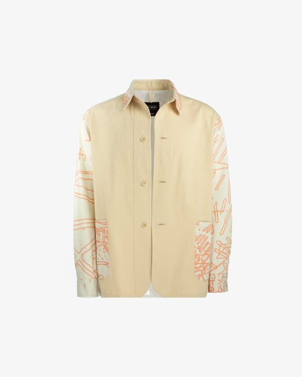 Рубашка R6 EXP1 бежевая - фото 1