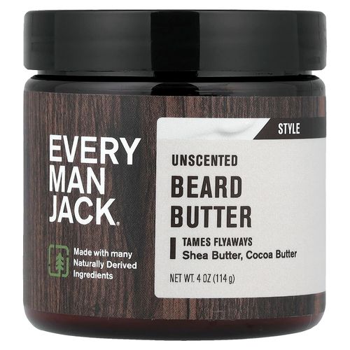 Every Man Jack, масло для бороды, без запаха, 114 г (4 унции)