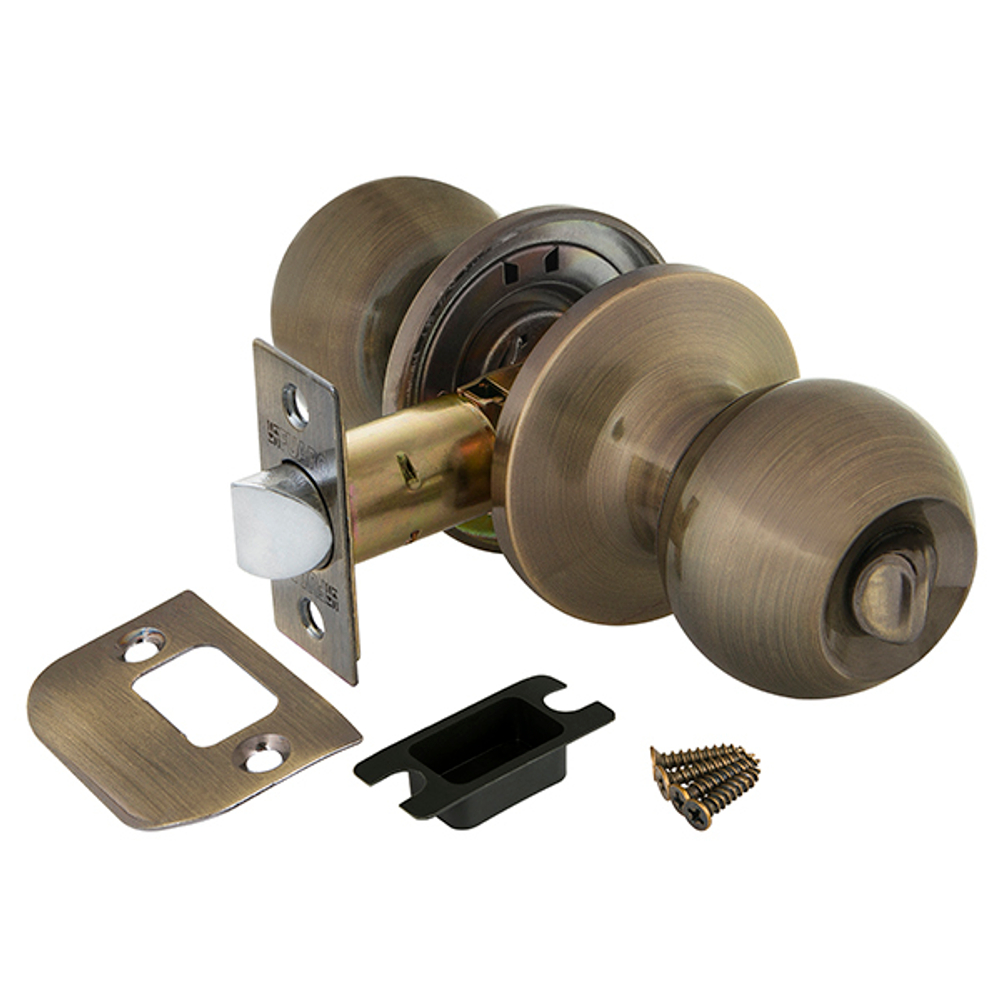 Ручка защелка DK672/BL AB-BK (672/BL AB-B) (фик.) бронза