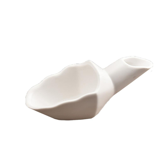 Чашка совок для дозирования кофейных зерен 13*5,6 см h5,2 см белая керамика Barbossa