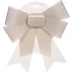 Бант на ёлку «Волшебство» 17*23 см, Перламутр